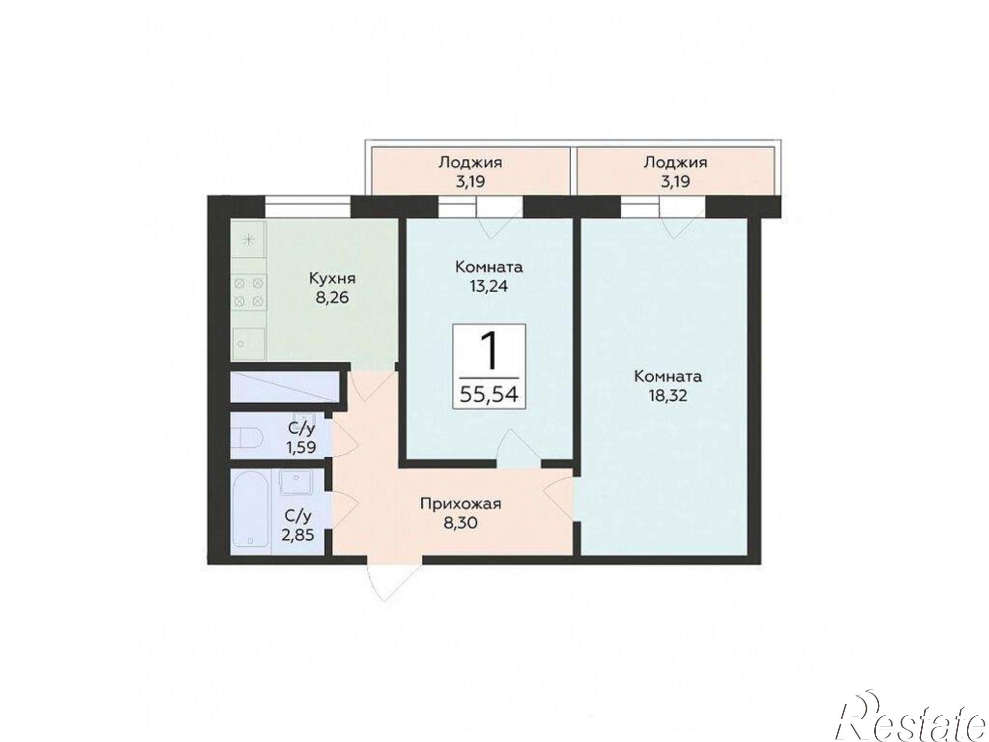 Купить квартиру за 9 190 340 рублей на Советской Армии улица, д.242