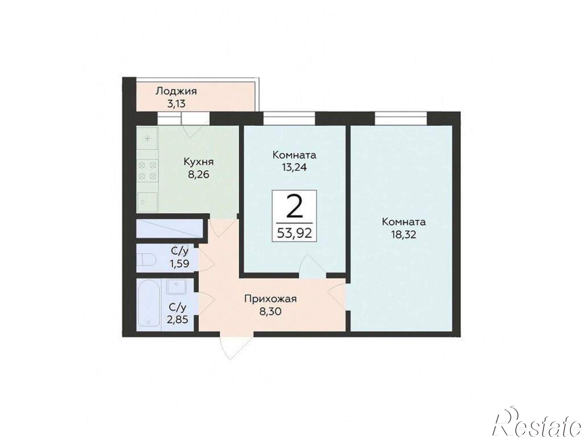 Купить квартиру за 9 282 000 рублей на Советской Армии улица, д.242