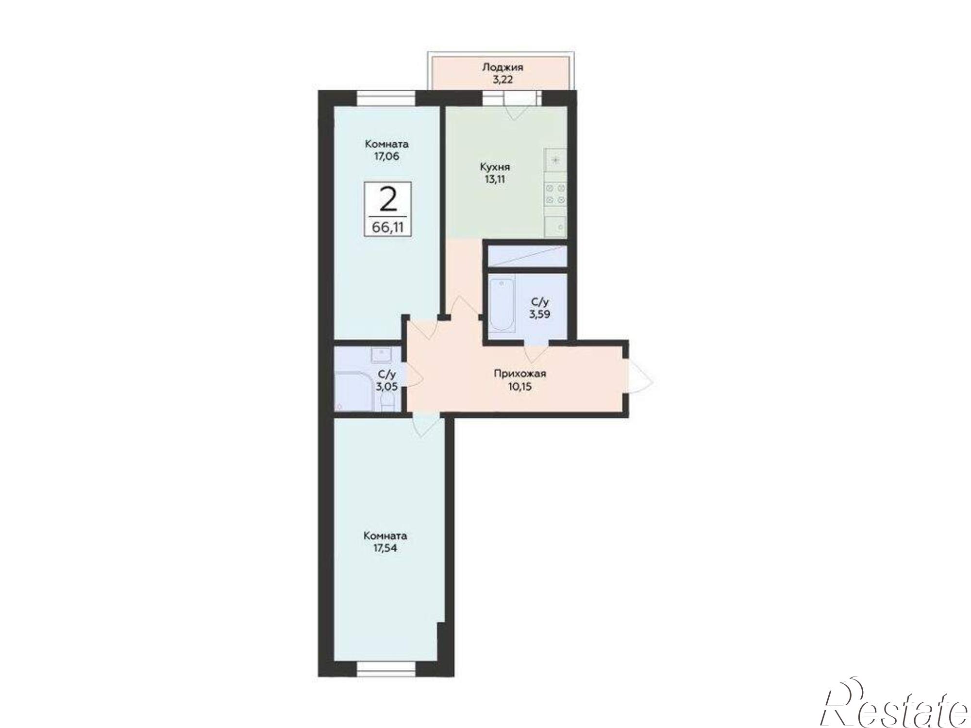 Купить квартиру за 11 437 000 рублей на Советской Армии улица, д.242