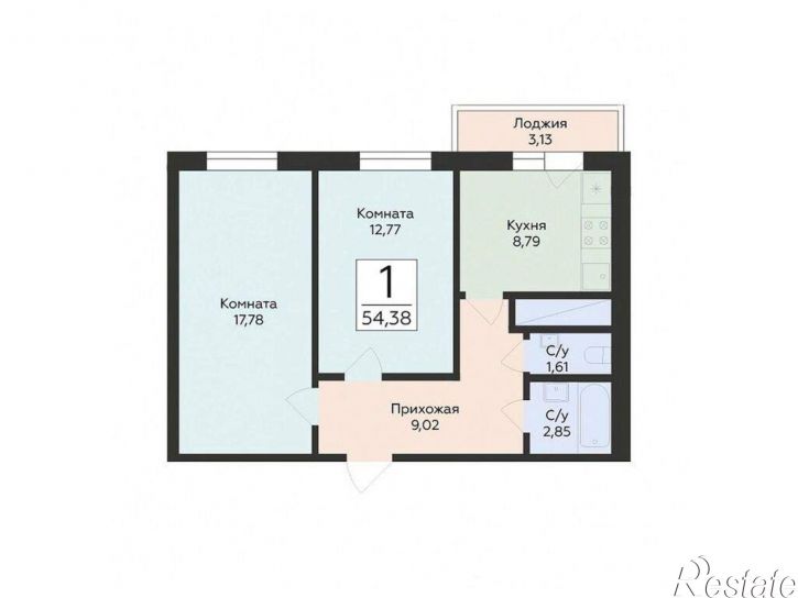 2-комн квартира в новом доме Советской Армии улица, д.242