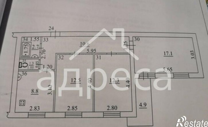 3-комн квартира пр-ка 5-я, 103,  д. 103