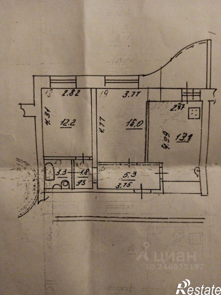 2-комн квартира ул Южная, 1,  д. 1