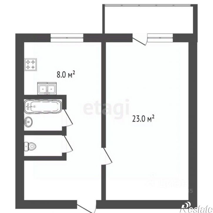 1-комн квартира ул Советской Армии, 220,  д. 220
