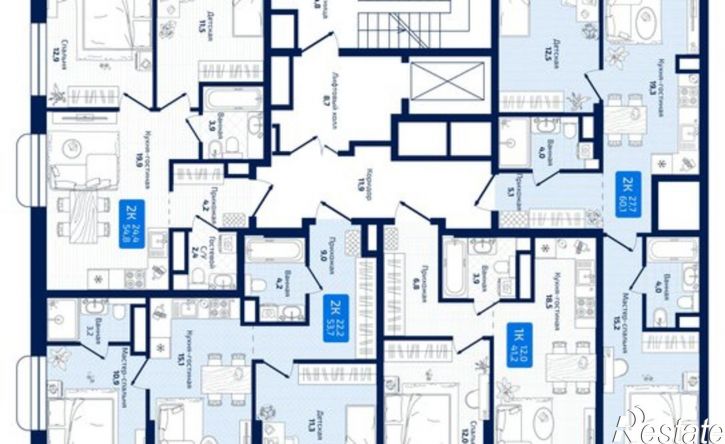 2-комн квартира в новом доме ул Радиальная 8-я, 31,  д. 31