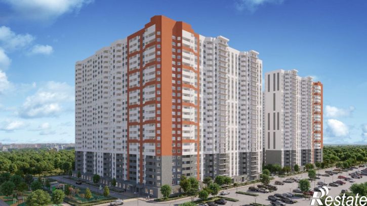 3-комн квартира в новом доме Московское шоссе, 18-й километр, 55