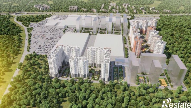 3-комн квартира в новом доме Московское шоссе, 18-й километр, 55