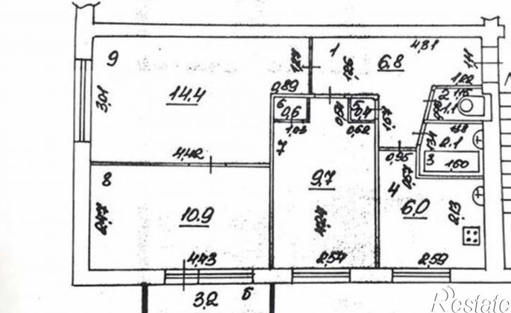 3-комн квартира ул Ставропольская, 101,  д. 101