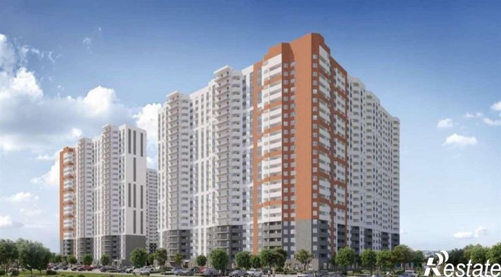 3-комн квартира в новом доме Московское шоссе 18-й километр, 55
