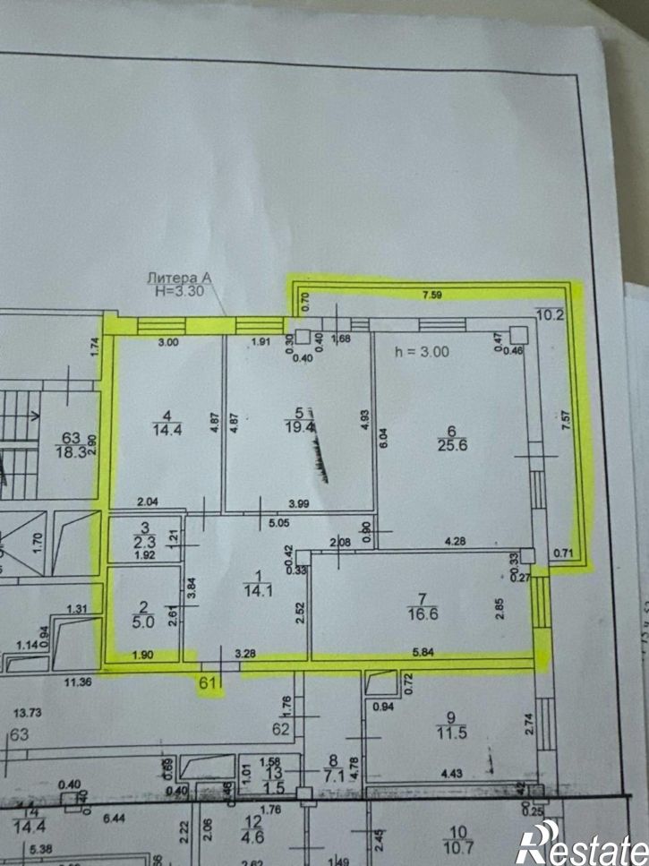 3-комн квартира Ново-Садовая улица, 311Б