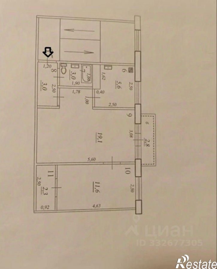 2-комн квартира ул Авроры, 131,  д. 131