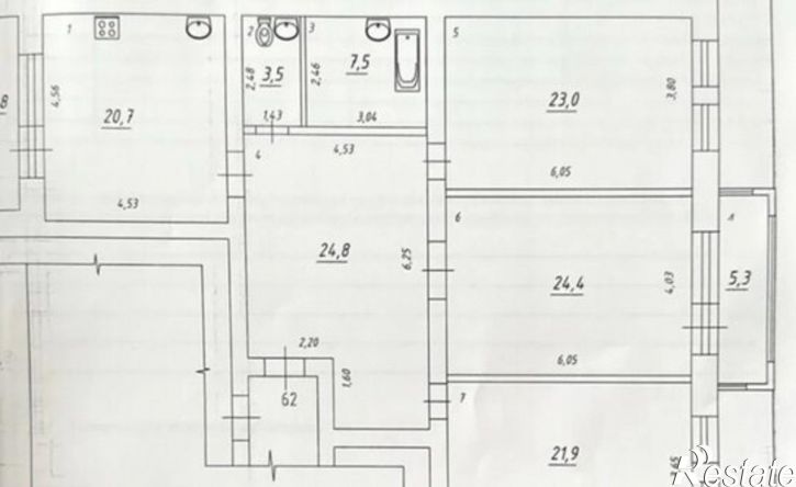 3-комн квартира ул Ленинская, 228,  д. 228