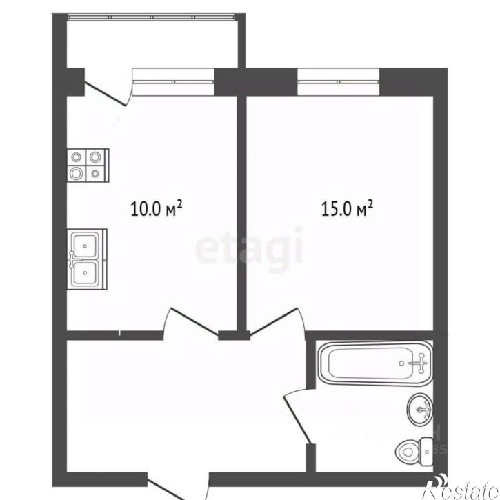 1-комн квартира Третий пр-д, 50А,  д. 50А