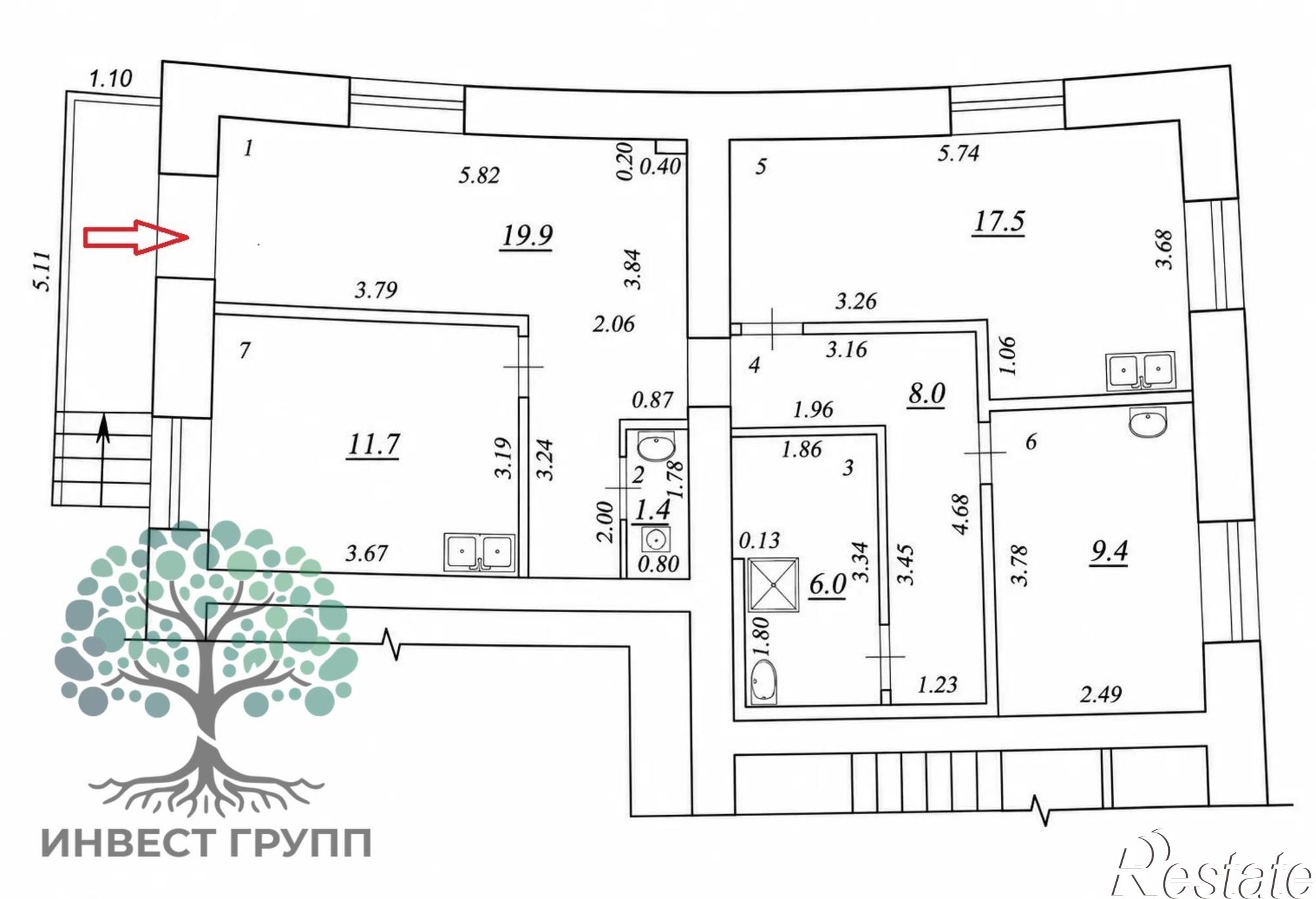 Сдать торговое помещение за 100 000 рублей на Масленникова проспект, 19