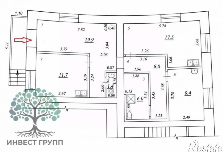 Торговое помещение пр-кт Масленникова, 19,  д. 19