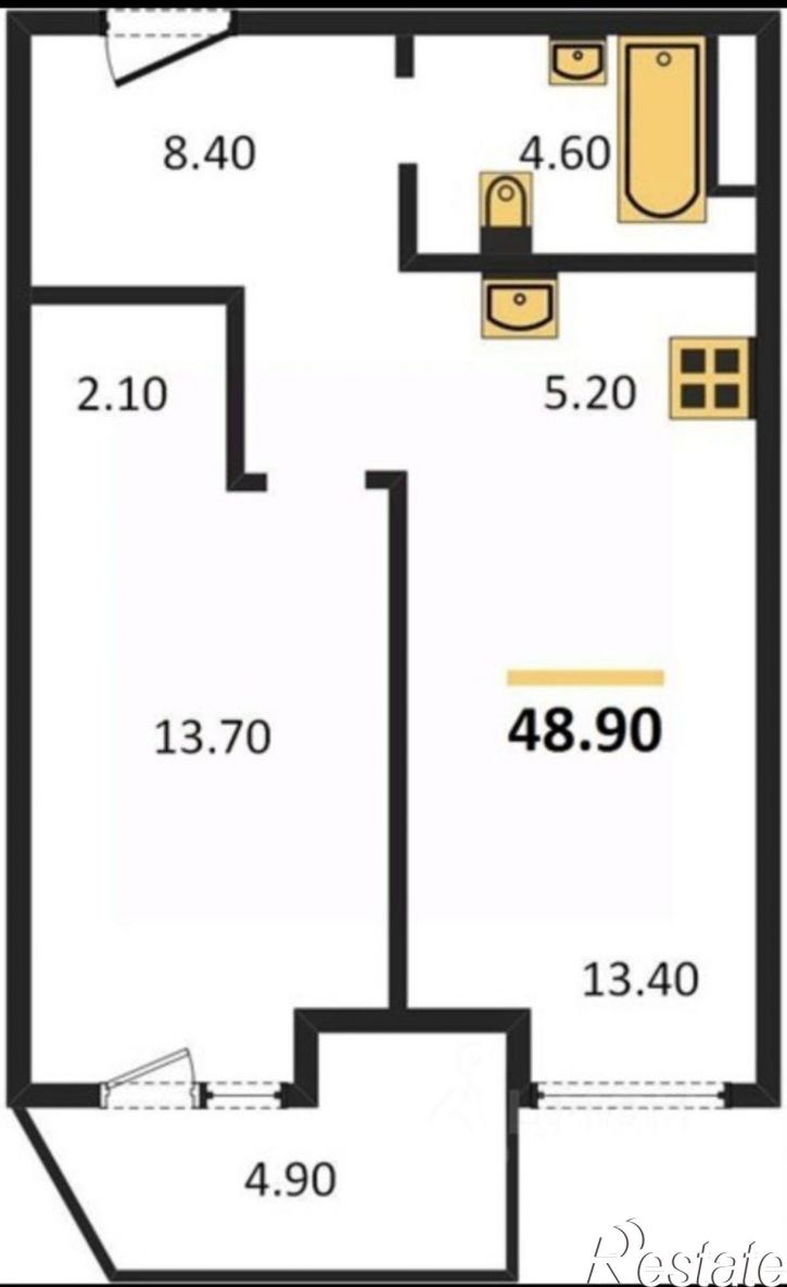 2-комн квартира в новом доме ул Галактионовская, 233,  д. 233