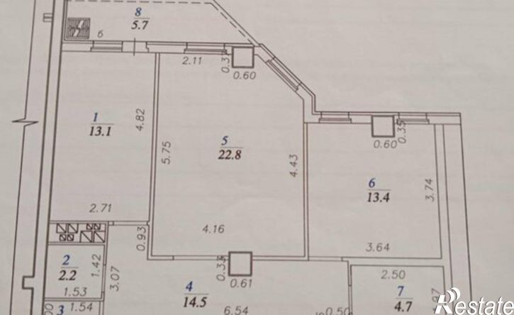 2-комн квартира Московское шоссе, 45,  д. 45