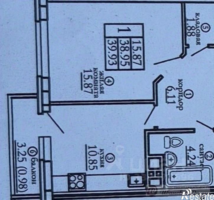 1-комн квартира ул Конноармейская, 5,  д. 5