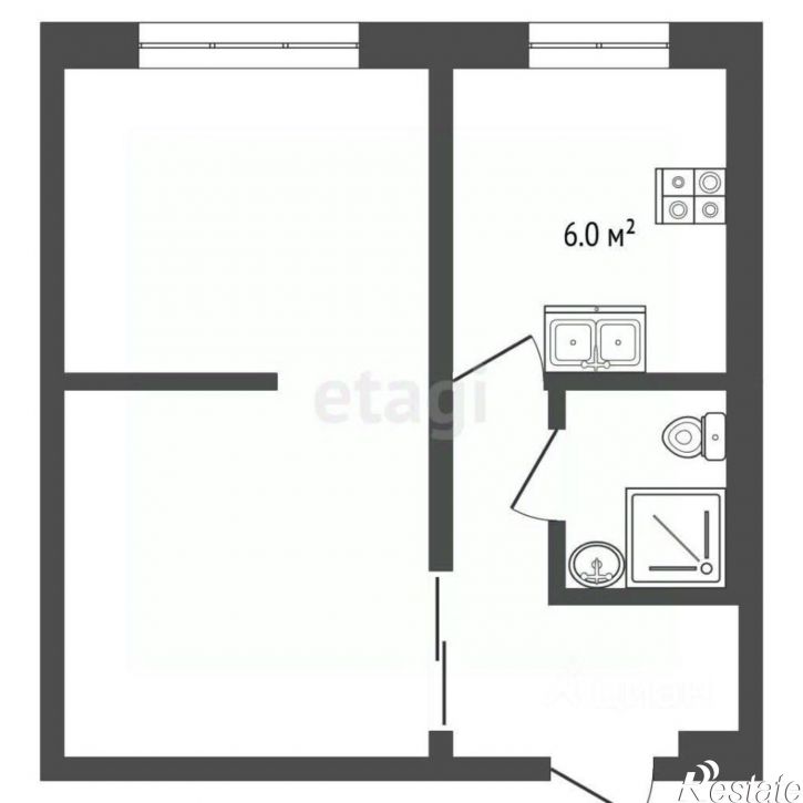 1-комн квартира пр-кт Кирова, 224,  д. 224