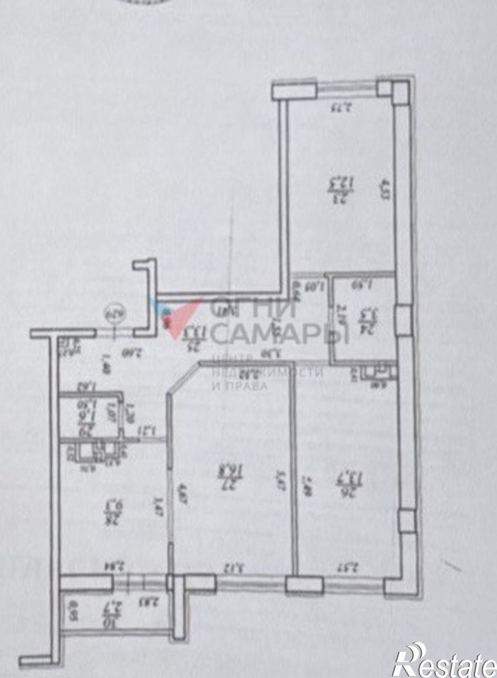 3-комн квартира Печёрская улица, 20А