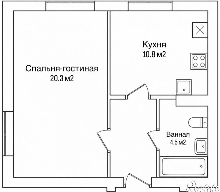 1-комн квартира ул Демократическая, 142,  д. 142