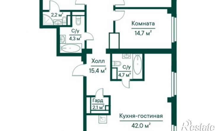 3-комн квартира ул Ново-Садовая, 106 80,  д. 106 80,  к. 80