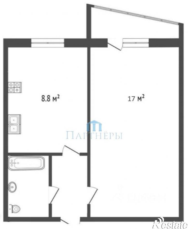 1-комн квартира Самара, проспект Карла Маркса, 424