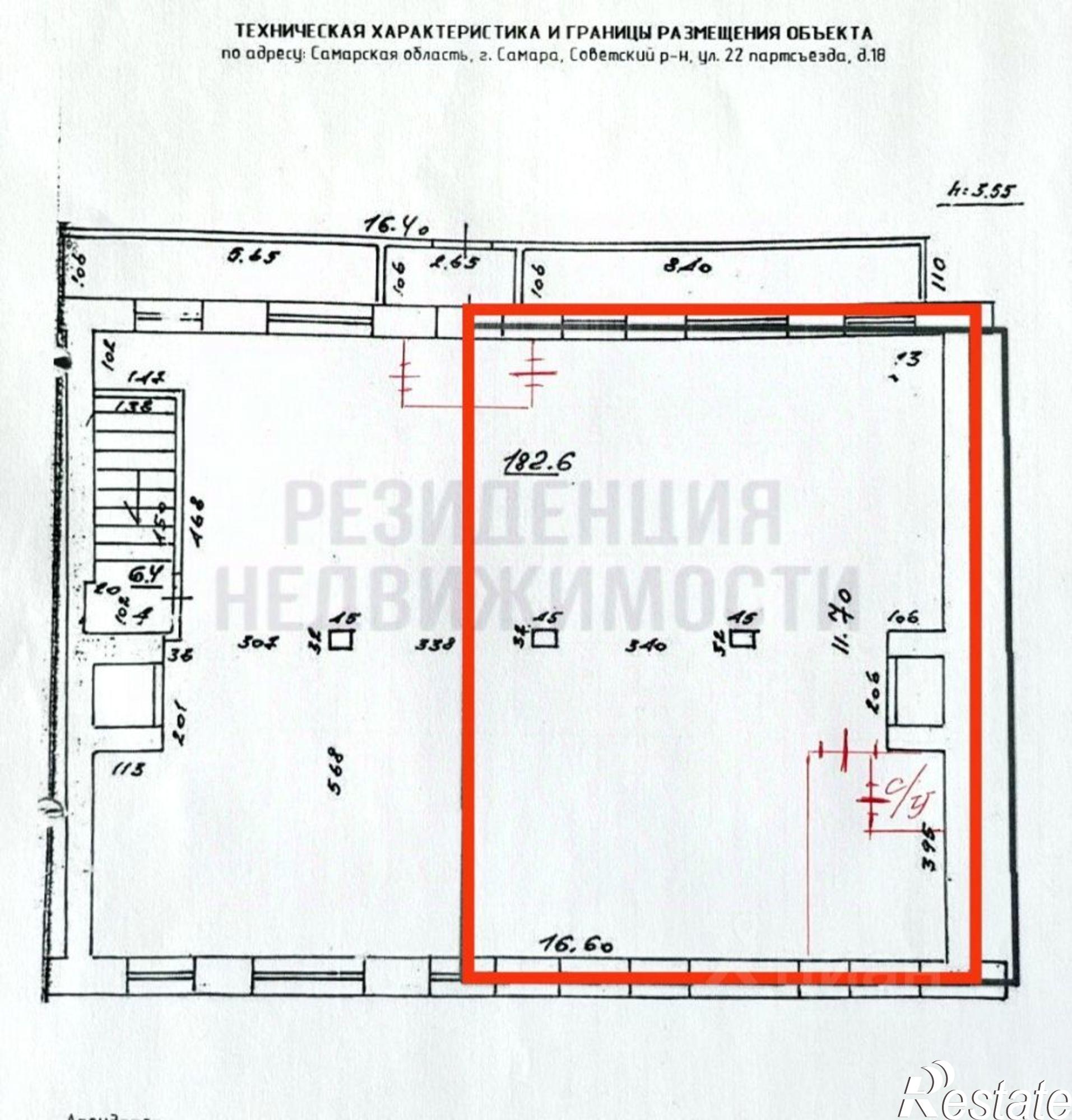 Сдать торговое помещение за 50 500 рублей на ул 22 Партсъезда, 18