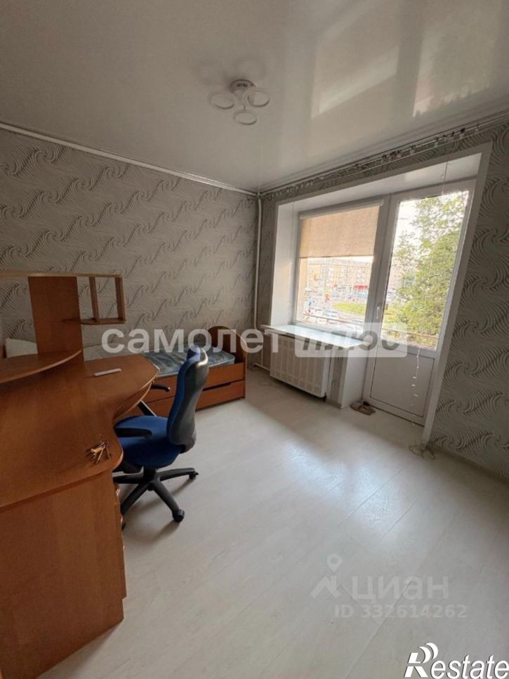 3-комн квартира Луначарского улица, 60