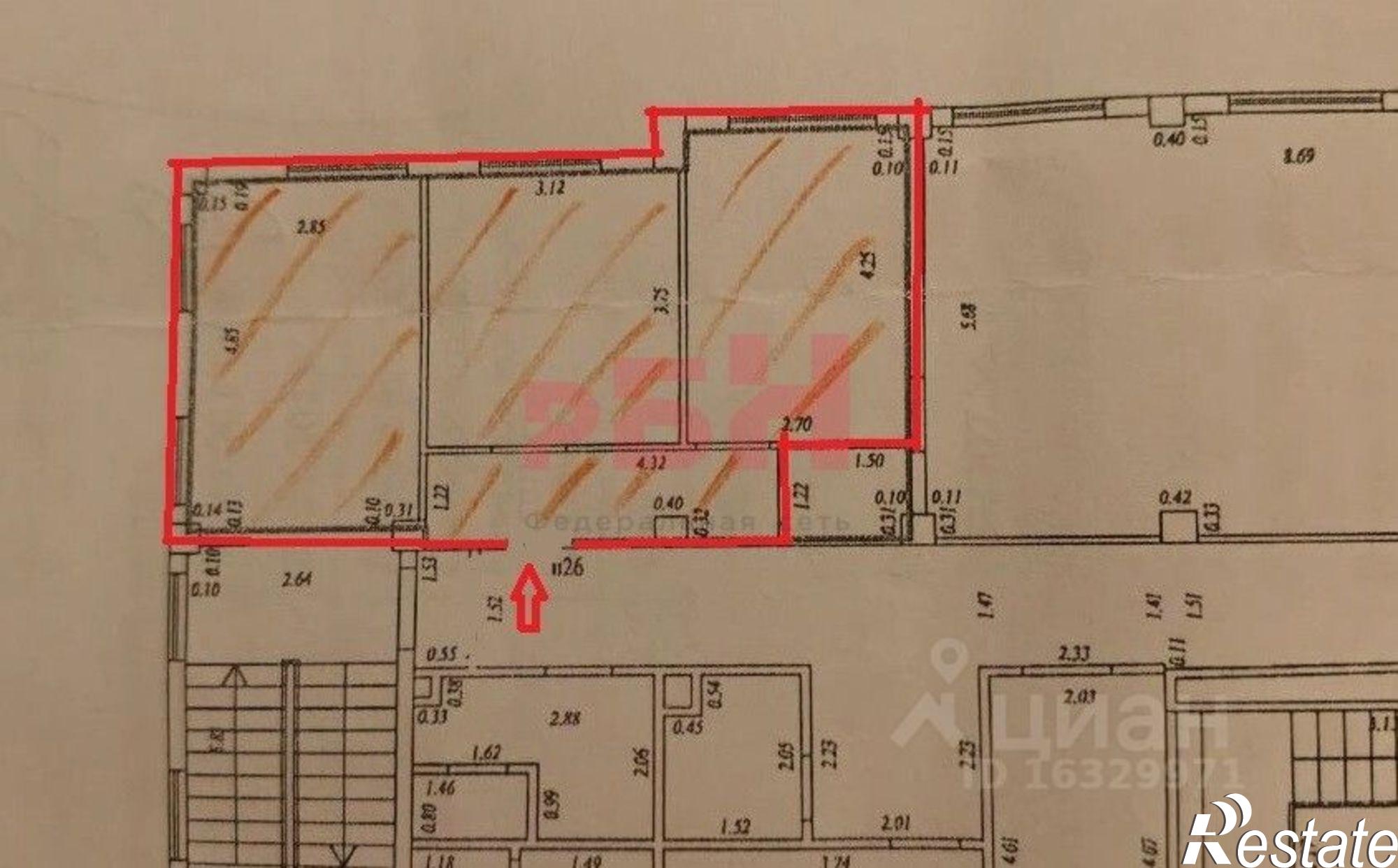 Сдать офис, помещение под офис за 45 003 рублей на ул Алексея Толстого, 75
