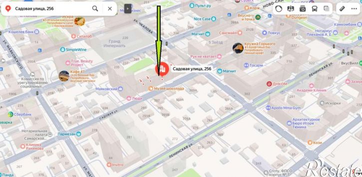 Торговое помещение Садовая улица, 256