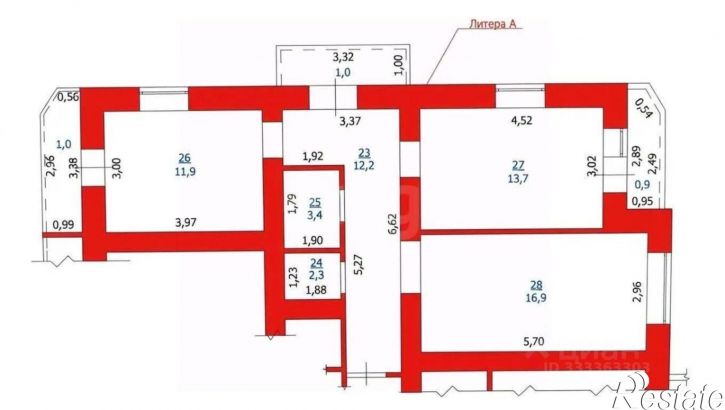 2-комн квартира ул Мяги, 24А,  д. 24А