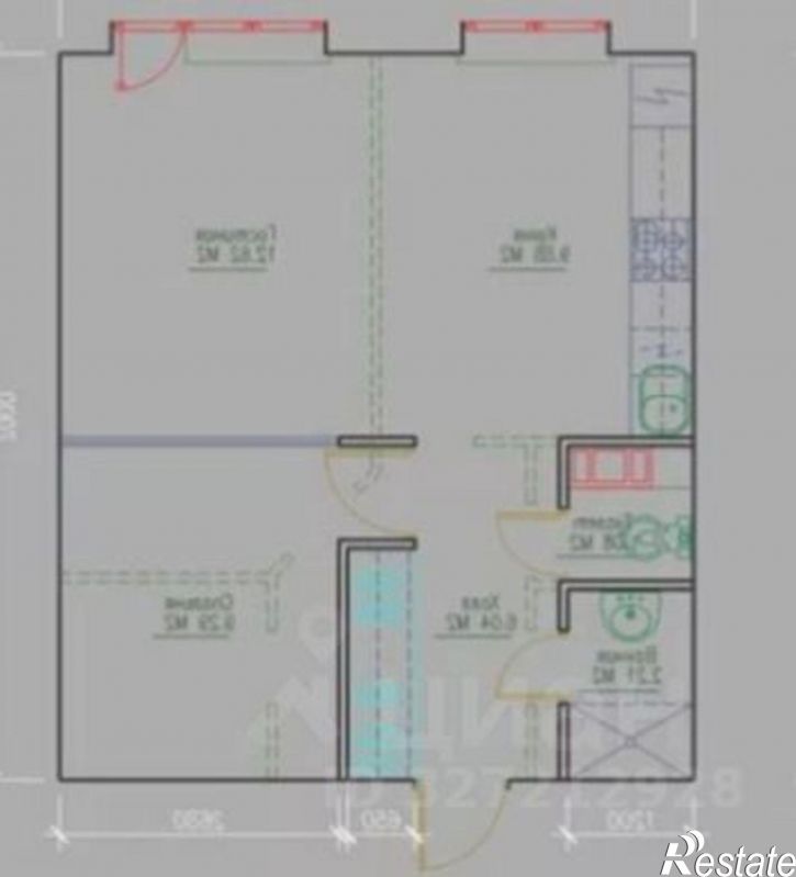 2-комн квартира посёлок Берёза, 2-й квартал, 14
