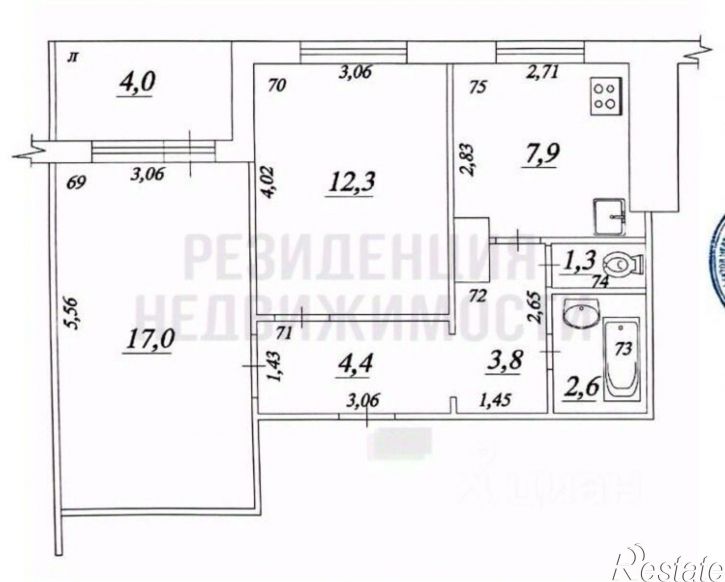 2-комн квартира ул Стара Загора, 172,  д. 172