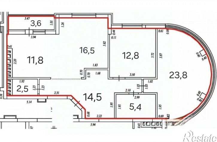 2-комн квартира улица Врубеля, 17,  д. 17