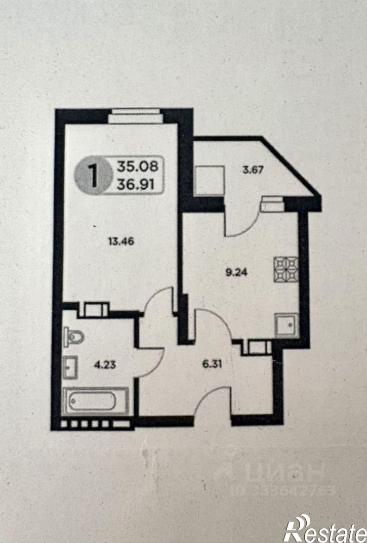 1-комн квартира Московское (18 км) шоссе, 55,  д. 55