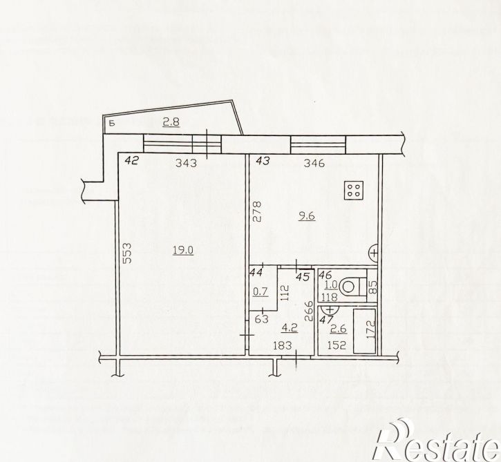 1-комн квартира проспект Кирова, 425,  д. 425