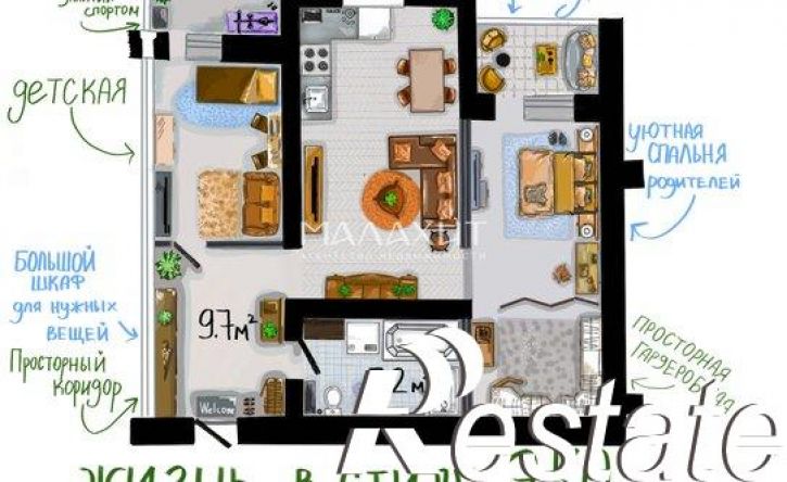 2-комн квартира Парниковая улица, 36,  д. 36