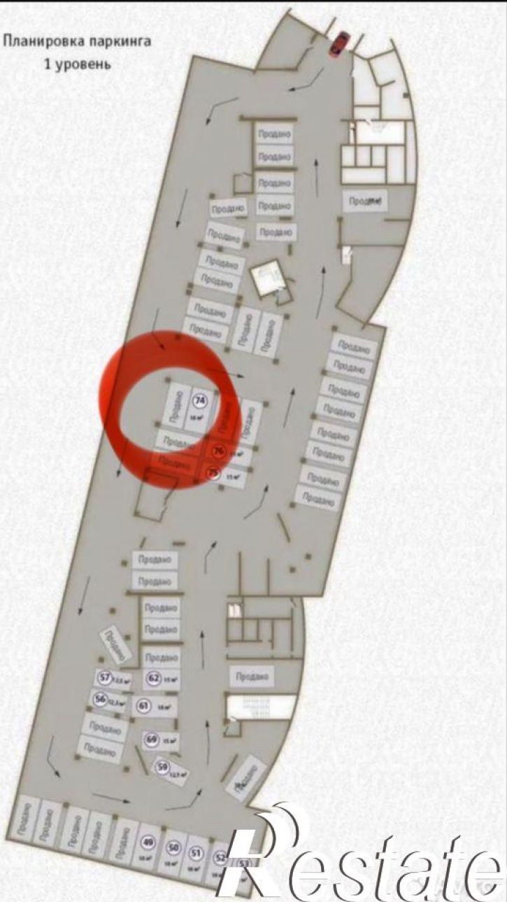 Гараж/парковка Ново-Садовая улица, 106Л к1,  д. 106Л к1