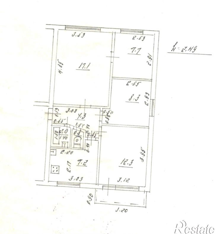 4-комн квартира Белорусская улица, 96
