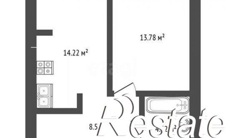 1-комн квартира Ленинская улица, 202,  д. 202