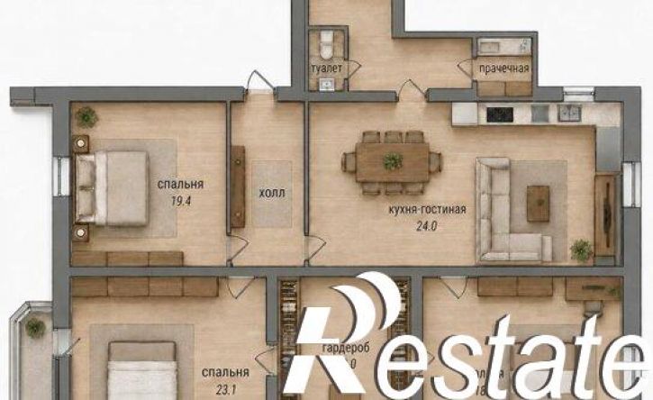3-комн квартира Рабочая улица, 85,  д. 85