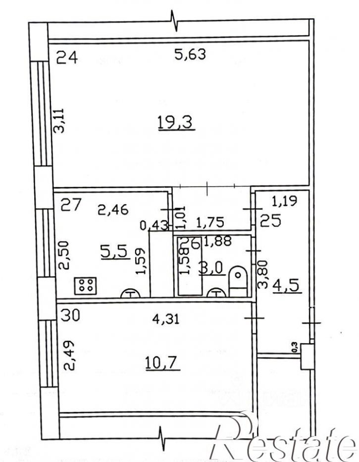 2-комн квартира улица Мяги, 29,  д. 29