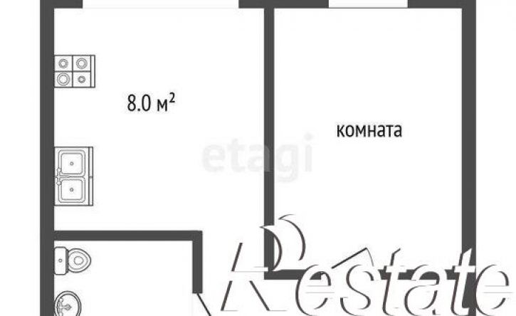 1-комн квартира Ново-Садовая улица (дублёр), 215,  д. 215
