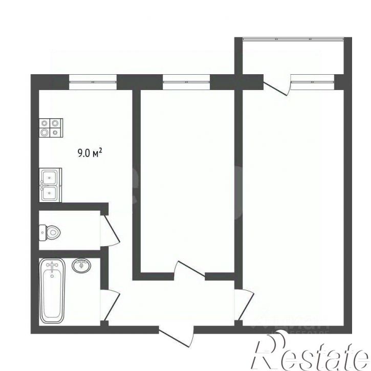 2-комн квартира Липяговская улица, 8,  д. 8