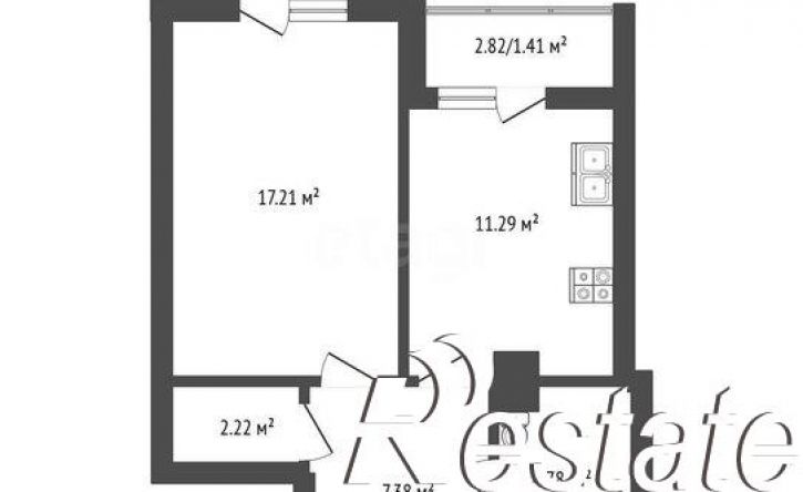 1-комн квартира улица Луначарского, 3,  д. 3