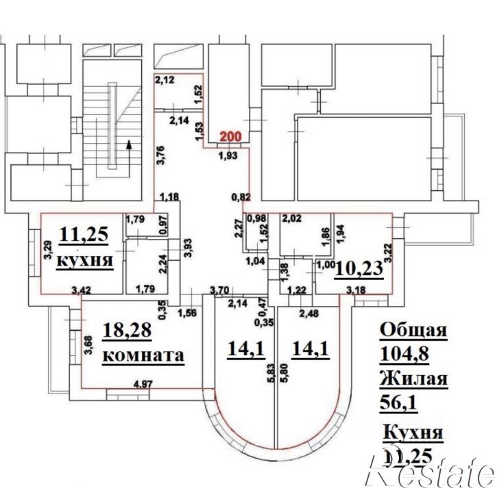 3-комн квартира улица Георгия Димитрова, 14,  д. 14