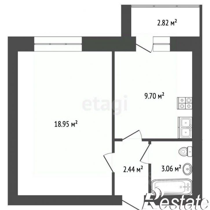 1-комн квартира проспект Карла Маркса, 59,  д. 59