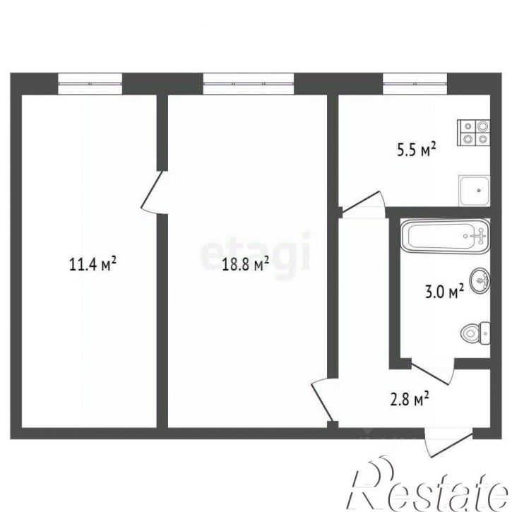 2-комн квартира Долотный переулок, 12,  д. 12