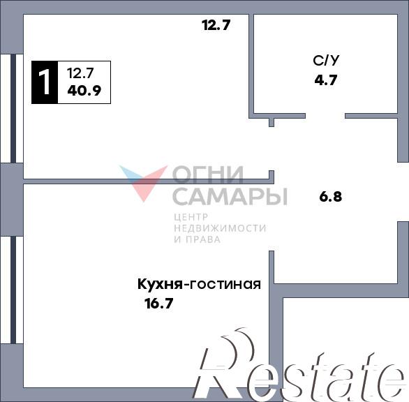 Купить квартиру за 7 770 000 рублей на Солнечная улица
