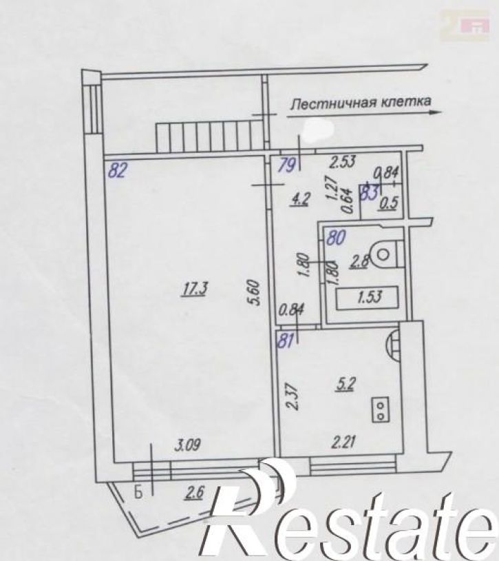 1-комн квартира Крайняя улица, 21